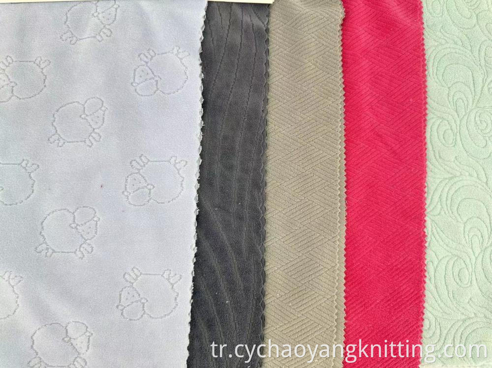 Burnt out velvet fabric